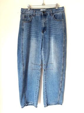 Gogo Jeans High Rise Barrel Jeans Size 13/31